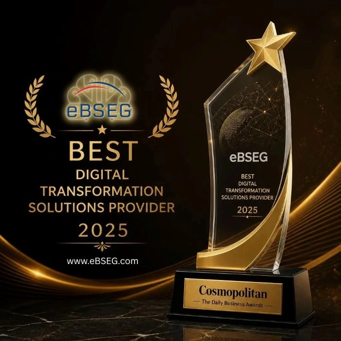 Best Digital Transformation Solutions Provider award 2025